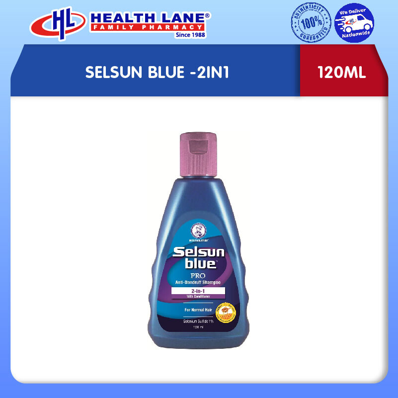 SELSUN BLUE-2IN1 120ML